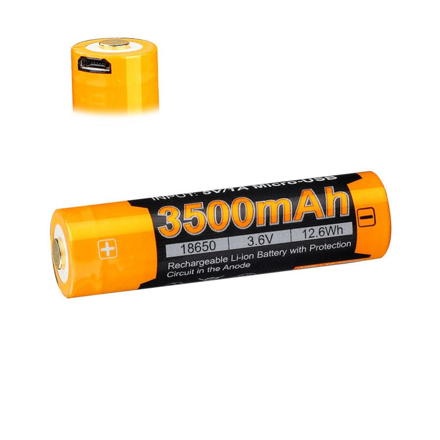 Fenix ARB-L18-3500U USB 18650 Battery For HM65R Etc