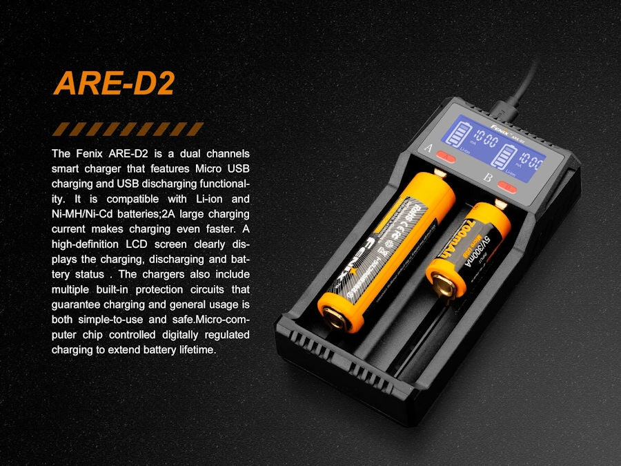 Fenix ARE-D2 USB Smart Multi Charger / Power Bank