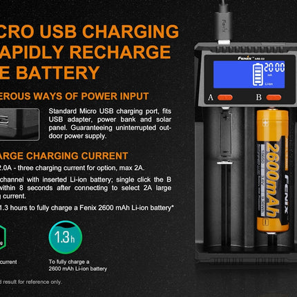 Fenix ARE-D2 USB Smart Multi Charger / Power Bank