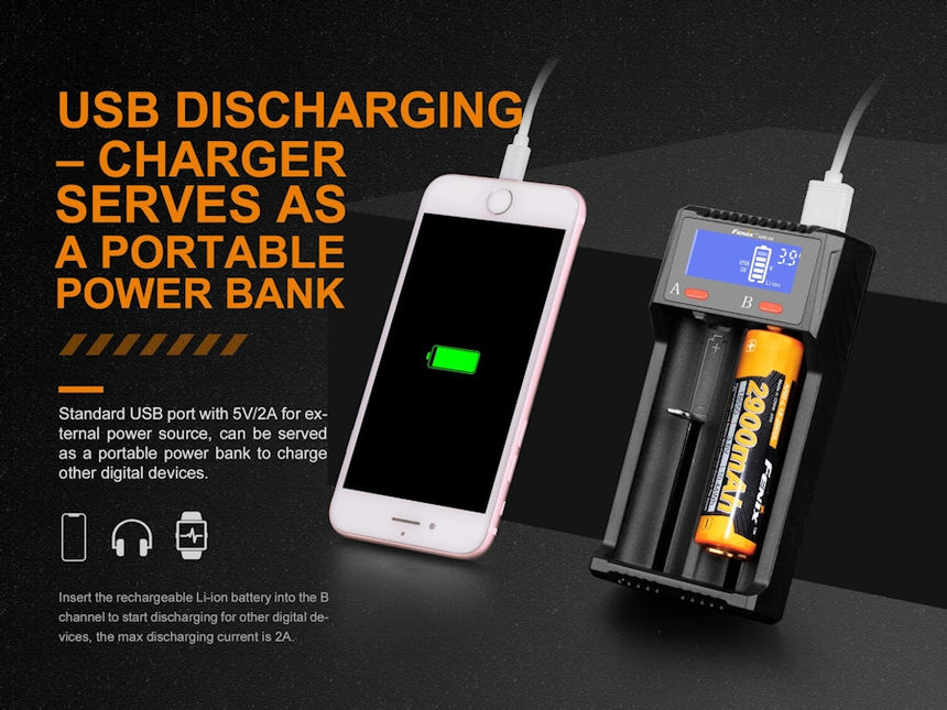 Fenix ARE-D2 USB Smart Multi Charger / Power Bank