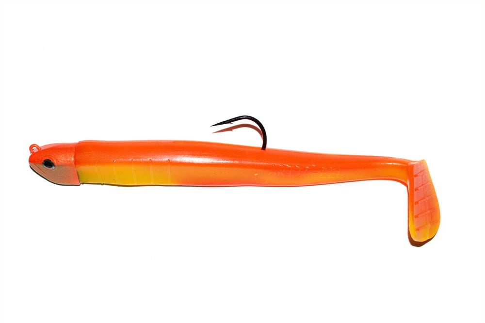 HTO Artic Shore Eel Fishing Lure Rhubarb and Custard 15g 120mm