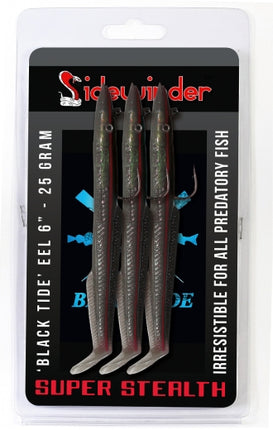 Sidewinder Lures Black Tide Super Stealth Skerries Fishing Lures