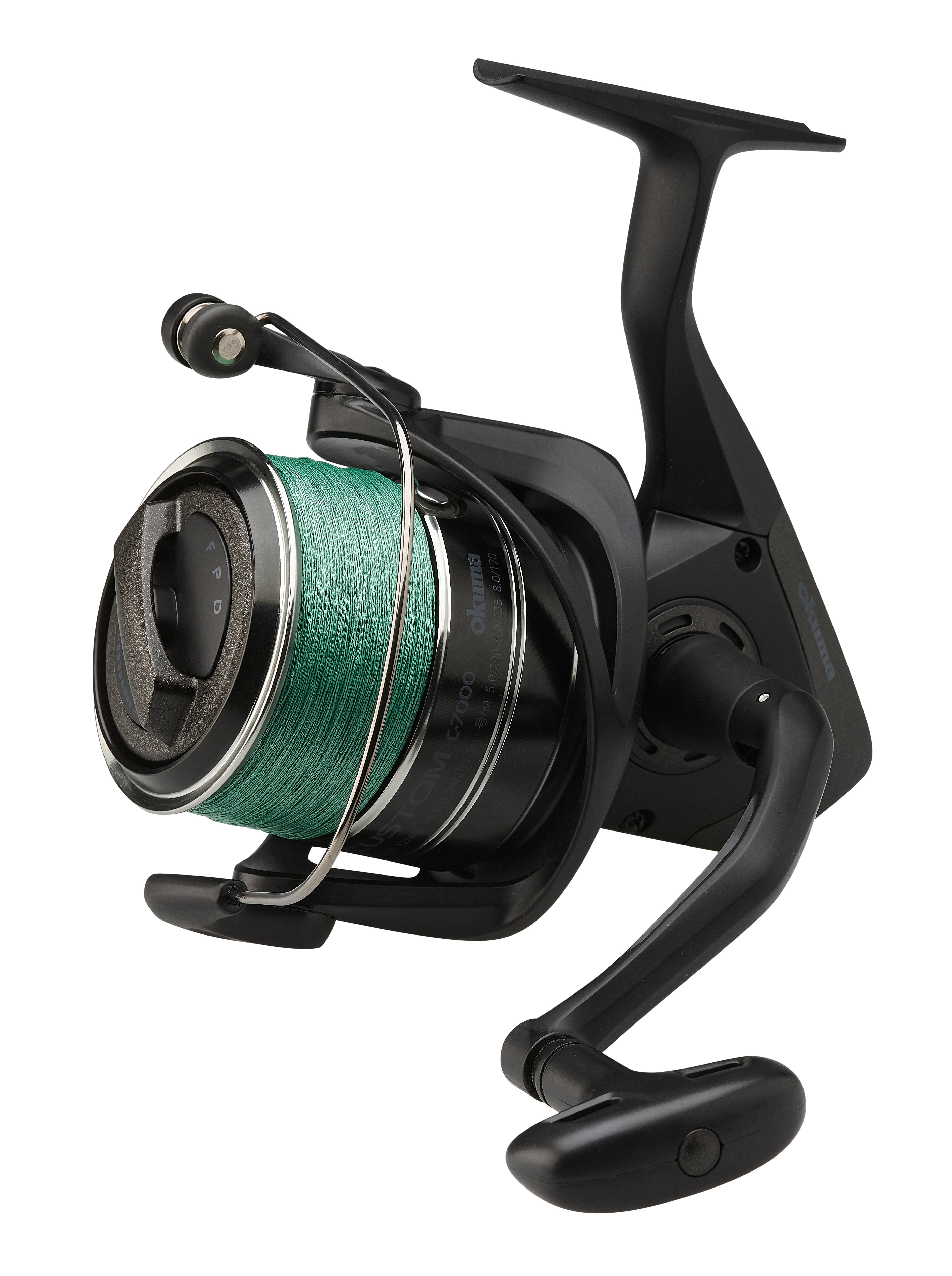 Okuma Custom Spod CS 7000S FD 3+1BB Preloaded with 30lb Braid