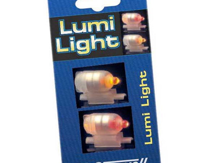 Pack of 2 Night Fishing Rod Tip Lights Grauvell Lumi Light - Red and Yellow