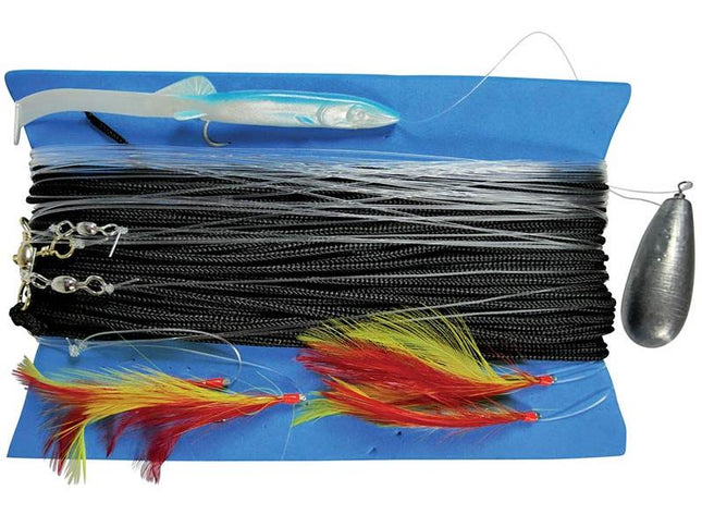 Ragot Mackerel Feathers and Sandeel Fishing Handline Includes Weight