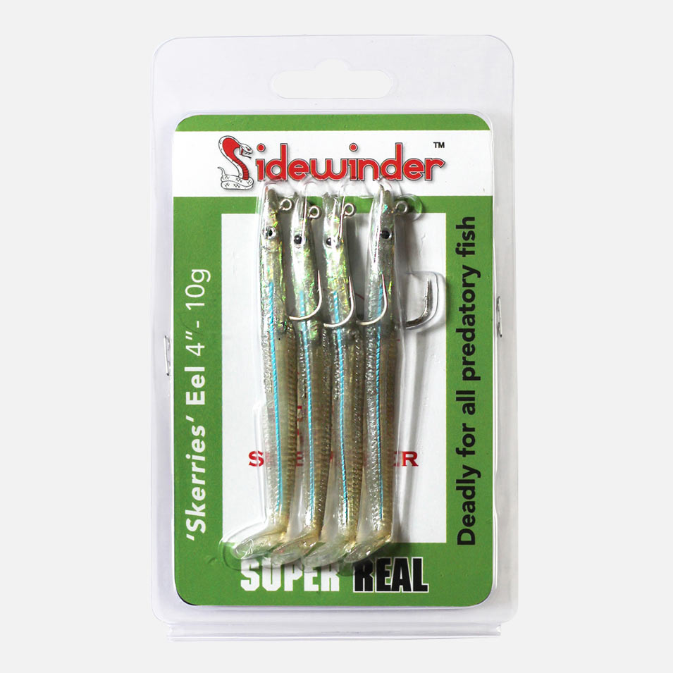 Sidewinder Lures Skerries Eel Fishing Lures Super Real Colour