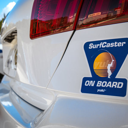 Yuki Surfcaster On Board Sticker