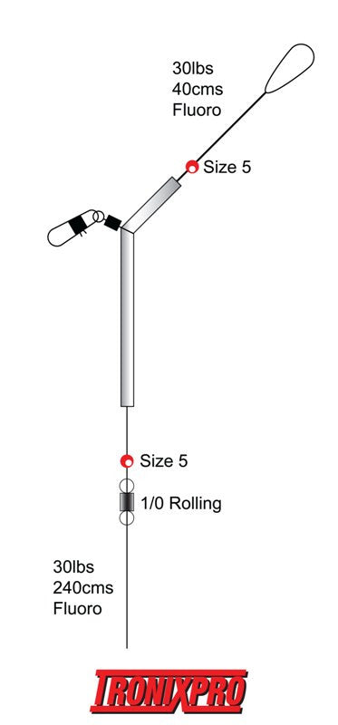 Tronixpro Boat Shad Sea Fishing Rig