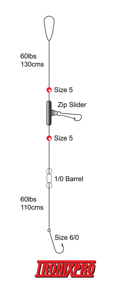 Tronixpro Ground Sea Fishing Rig 6/0