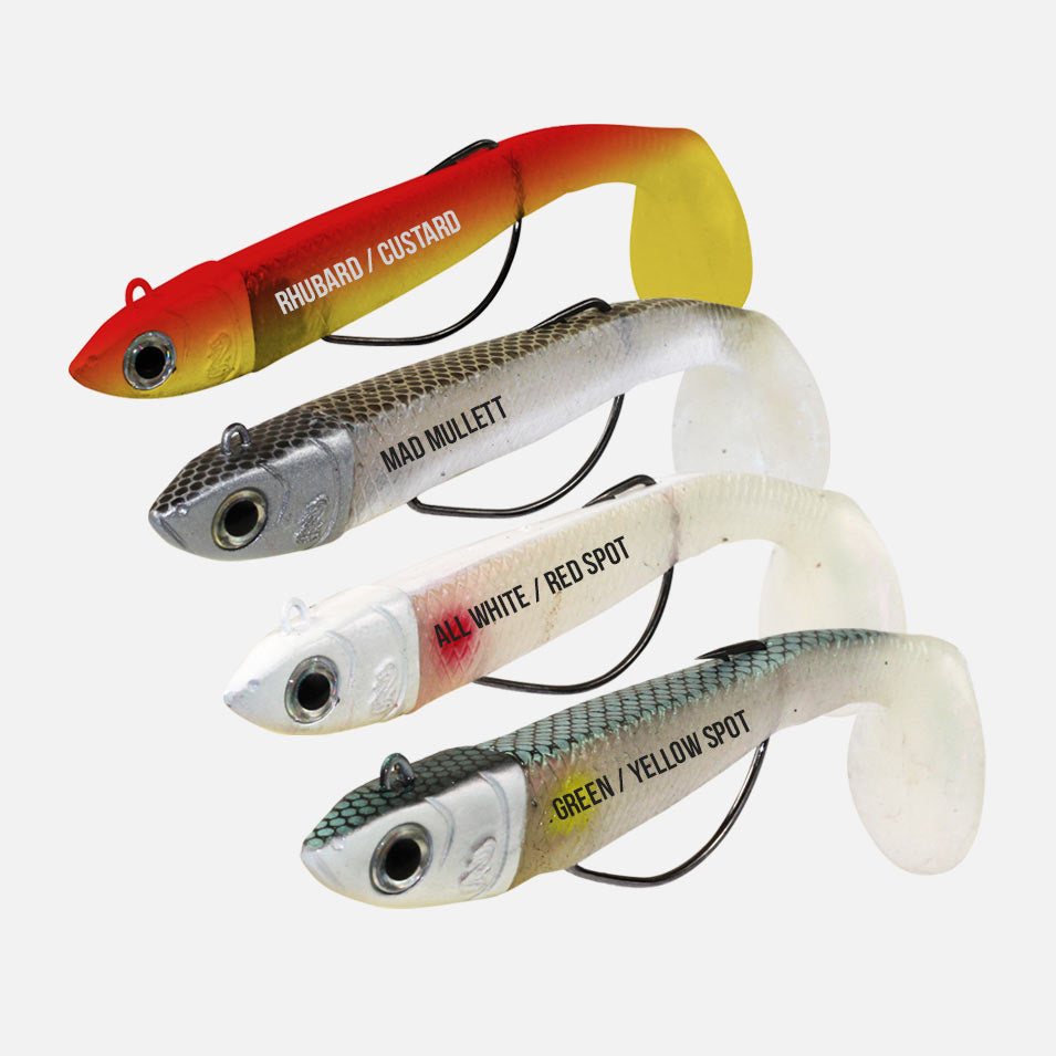 Sidewinder Weedless Minnows Fishing Lures 2 Per Pack