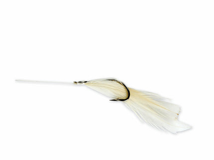 Tronixpro Mackerel Fishing Feathers White Size 1/0 6 hooks