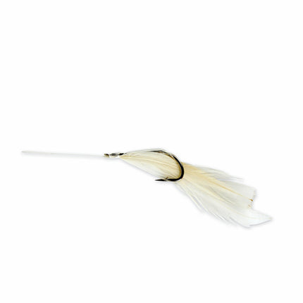 Tronixpro Mackerel Fishing Feathers White Size 1/0 6 hooks
